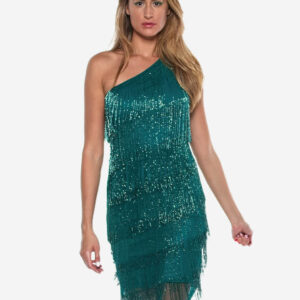 Spark night party dress green